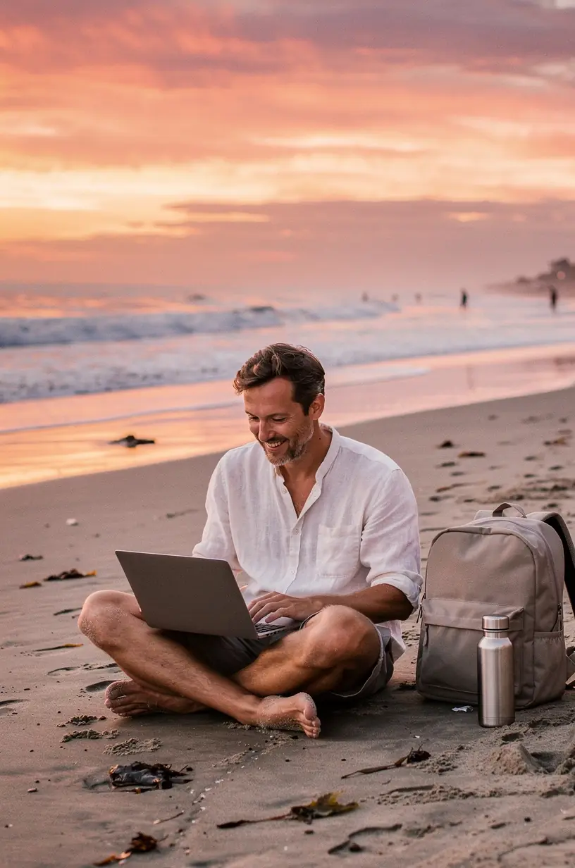 Visual representation of step-by-step guidance for simplifying digital tool usage on a tablet screen.