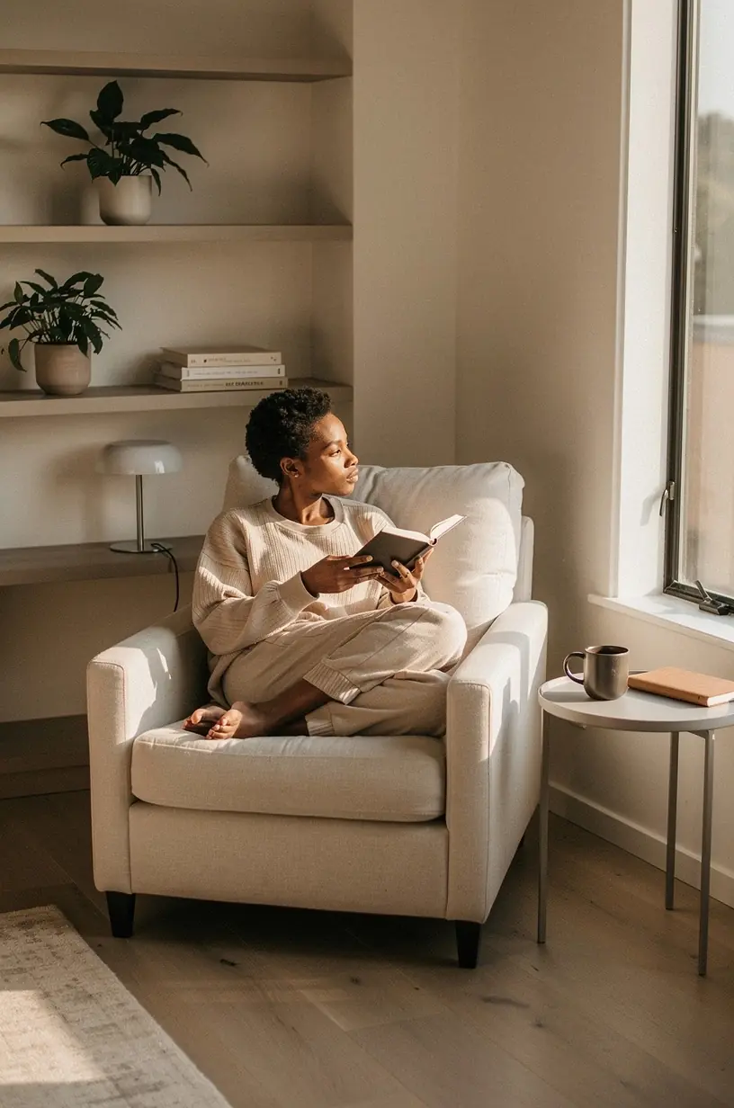Close-up of a minimalist workspace with a laptop and a single notebook, illustrating digital simplicity.