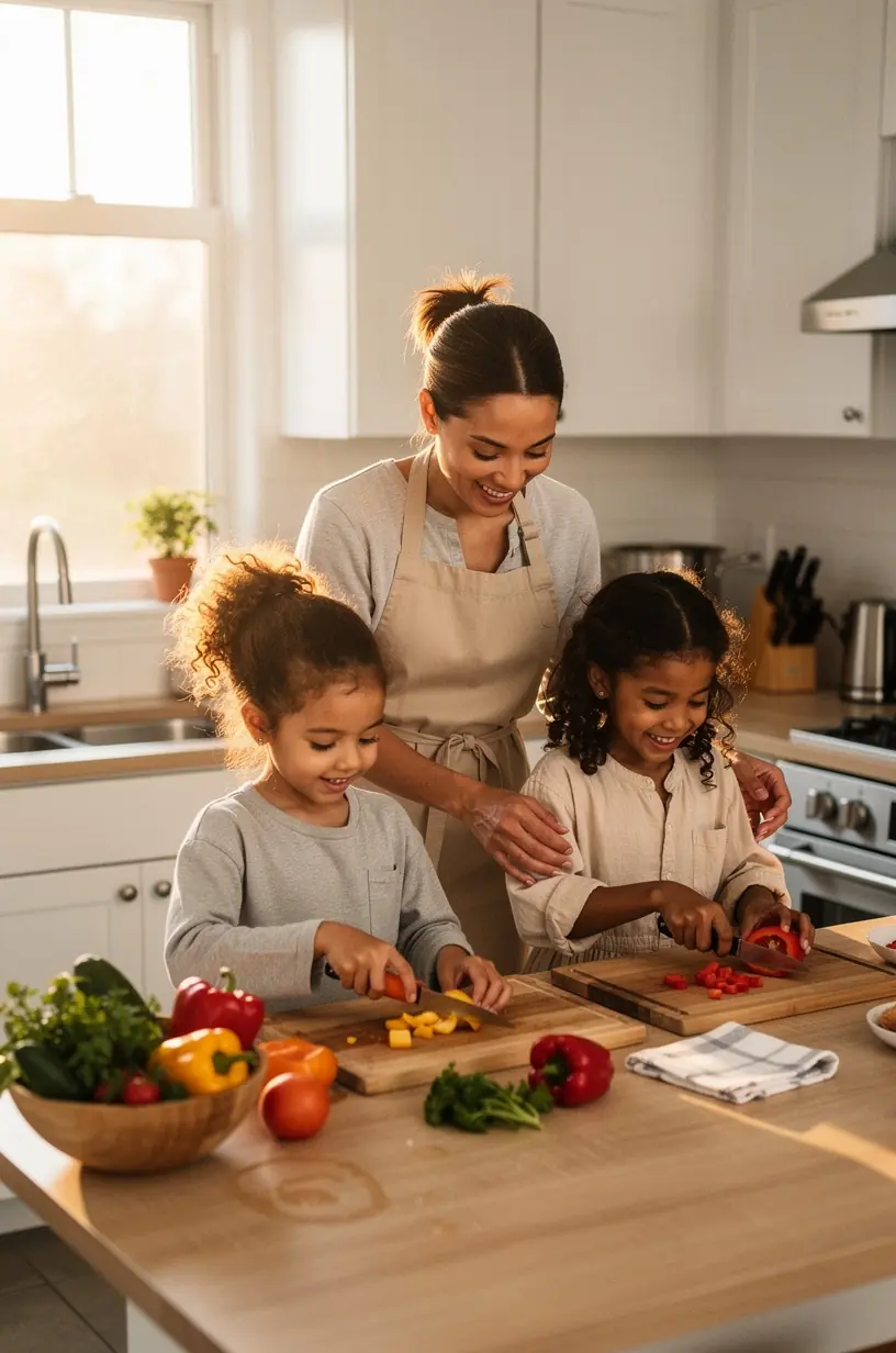 Illustration of a person decluttering digital apps on a smartphone to improve focus and efficiency.